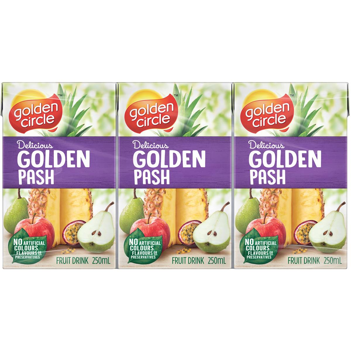 Golden Circle Juice Box Golden Pash 250ml x 6