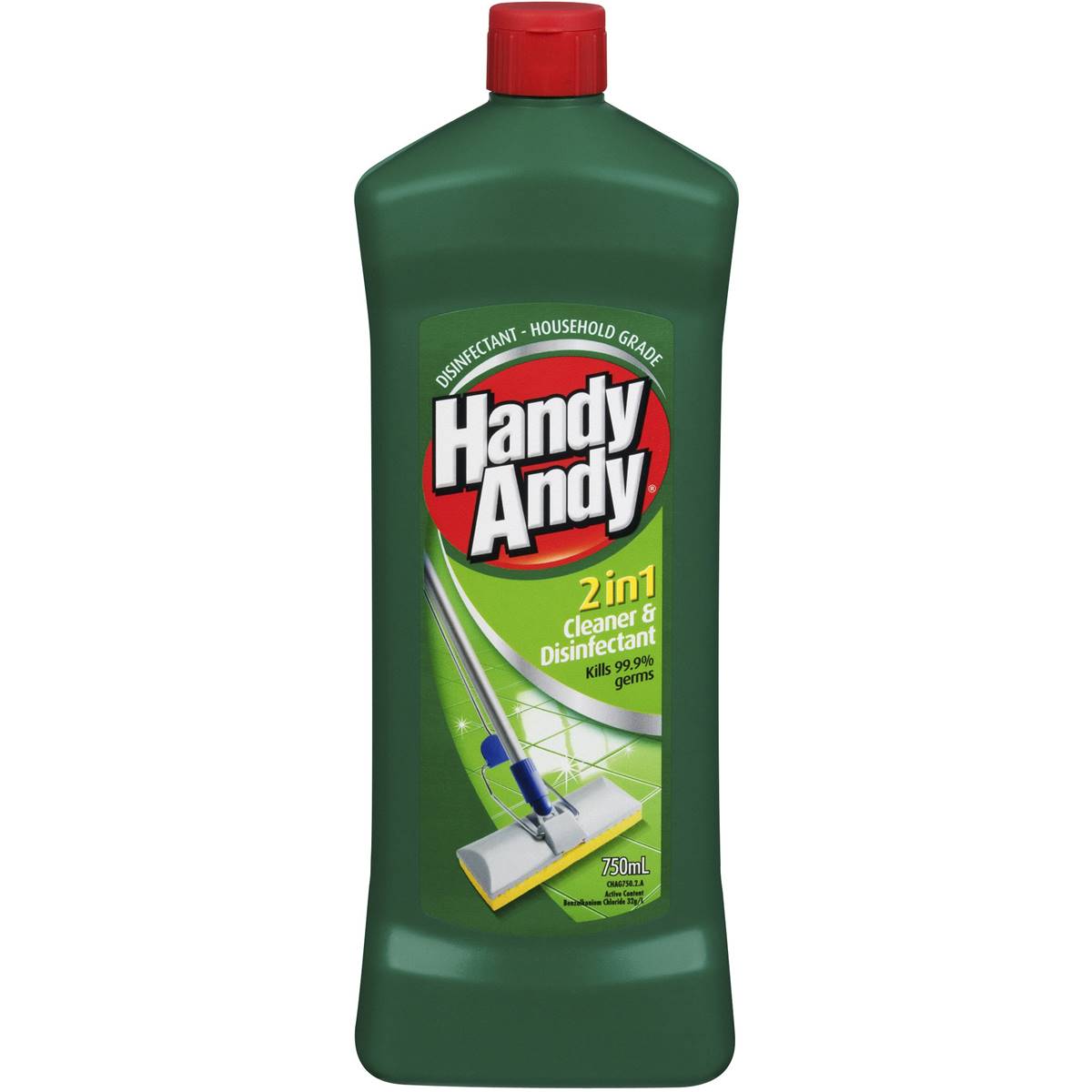 Handy Andy Cleaner & Disinfectant Green 750ml