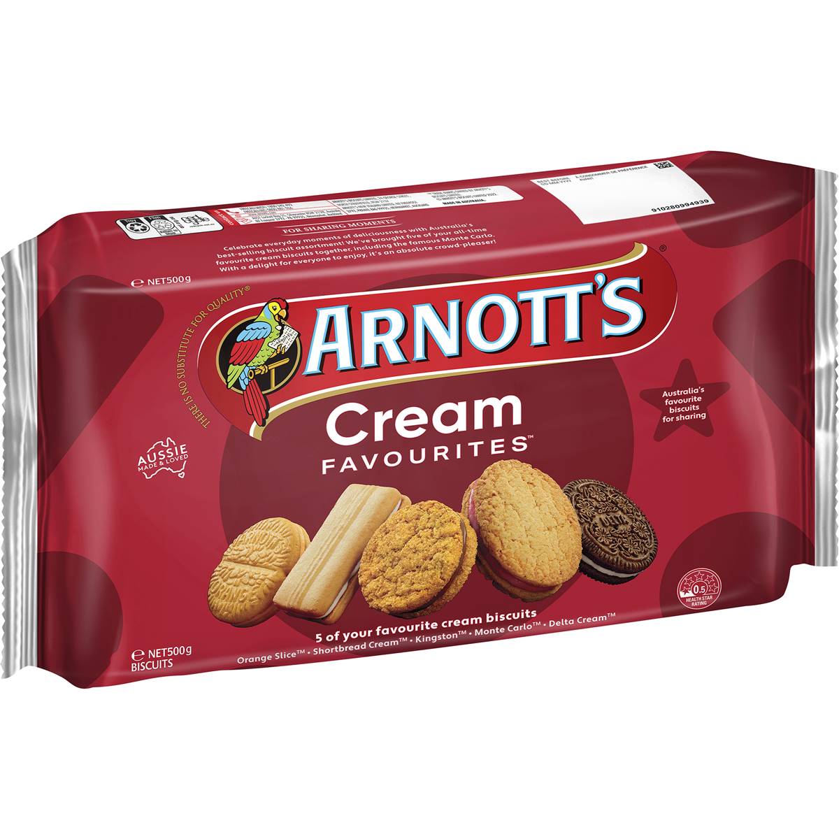 Arnotts Assorted Creams Biscuits 500g