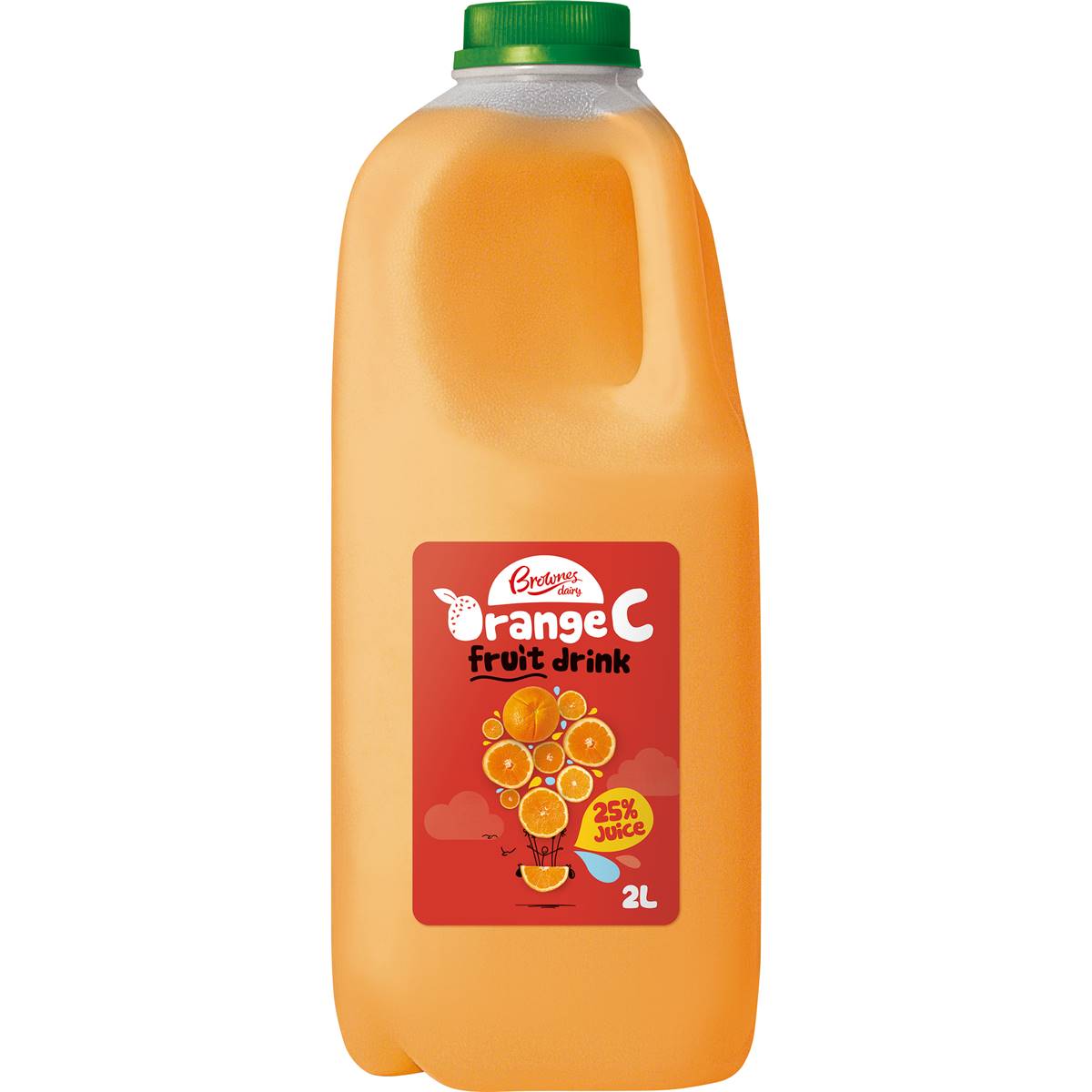 Brownes Dairy Orange C Fruit Drink 2L