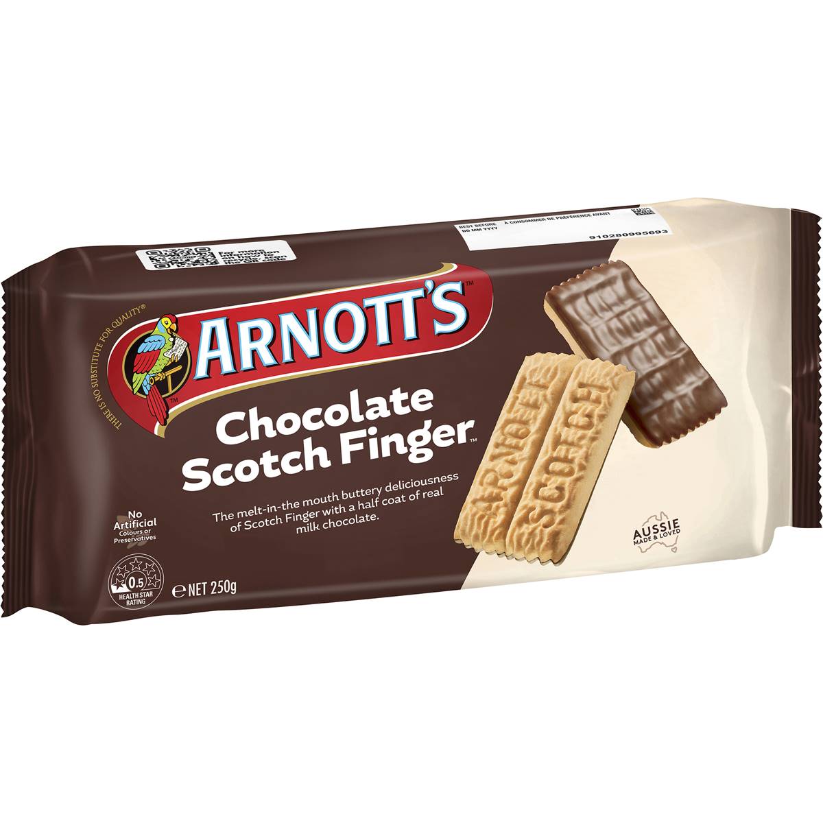 Arnotts Chocolate Coated Scotch Finger Biscuits 250g