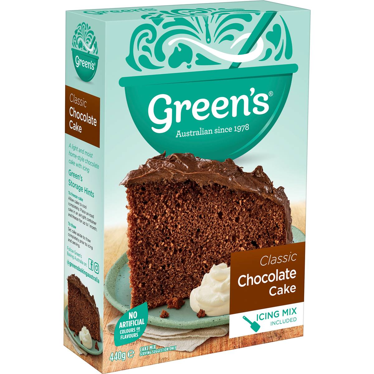 Greens Cake Mix Traditional Chocolate 440g