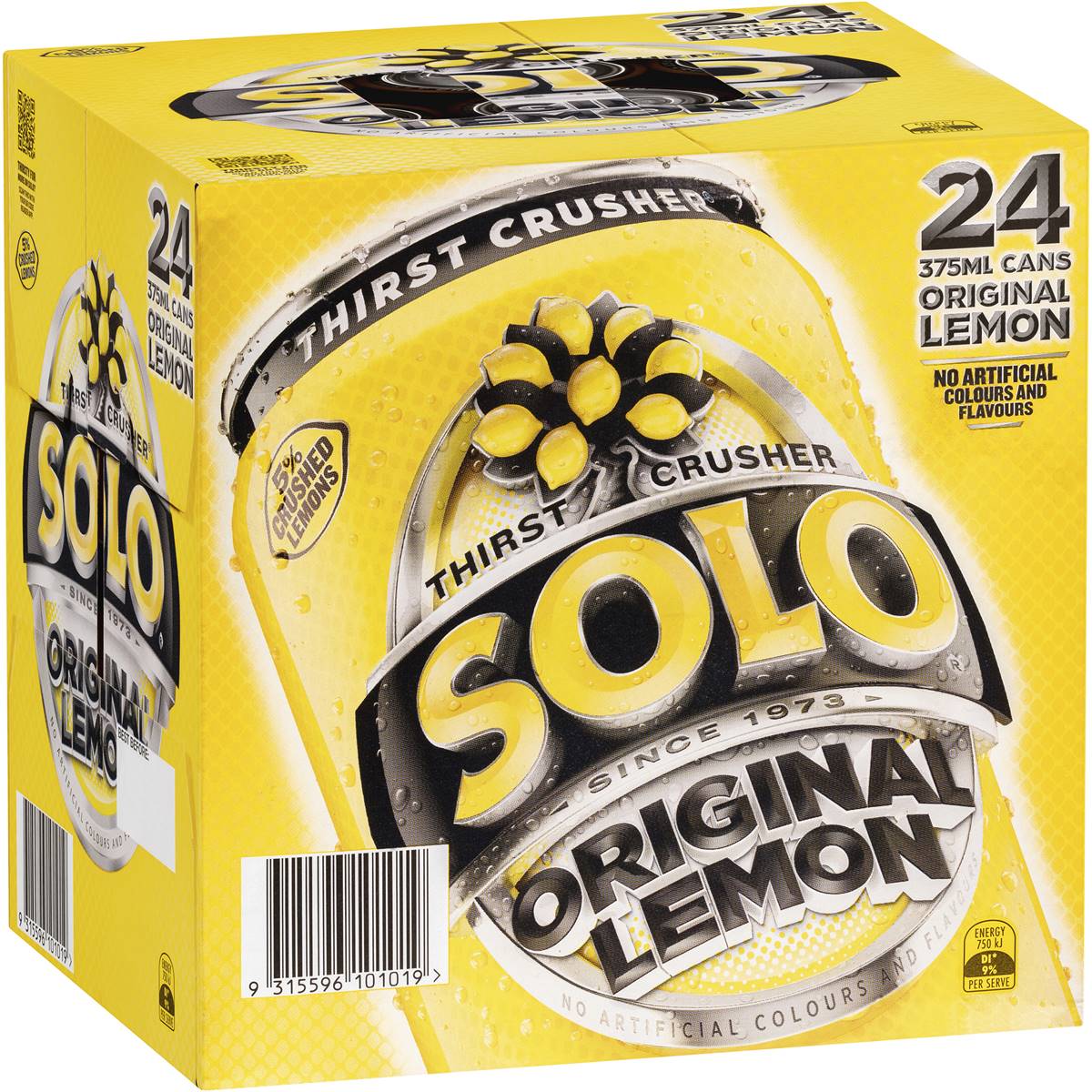 Schweppes Solo Cans 375ml x 24