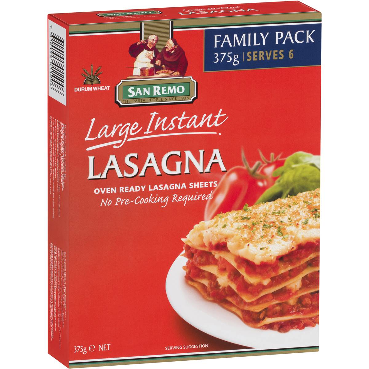 San Remo Lasagna Sheets 375g