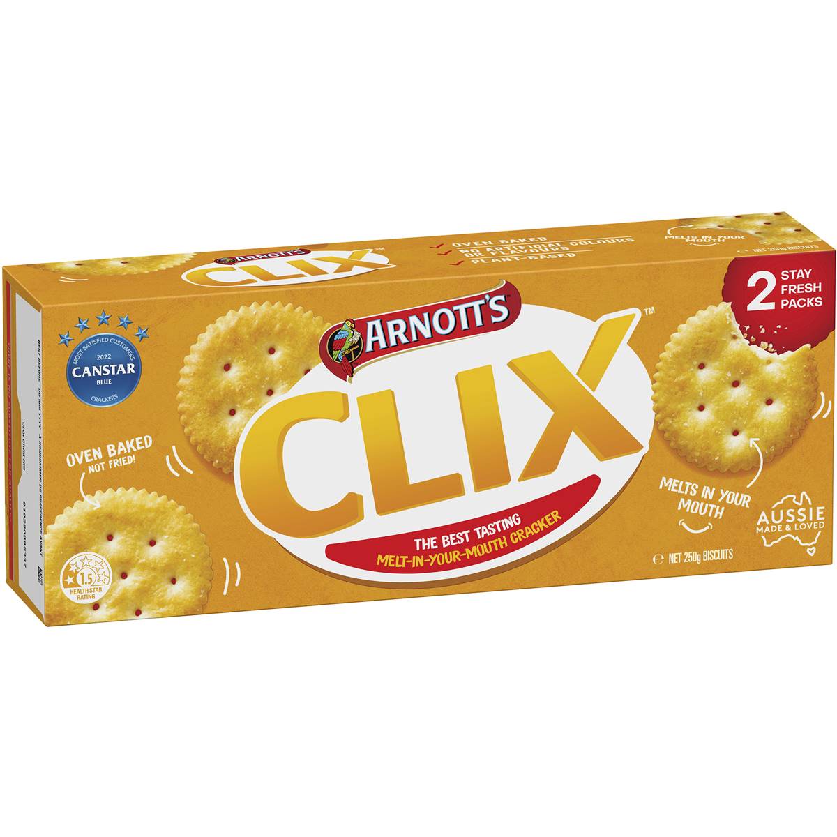 Arnott's Clix Crackers 250g