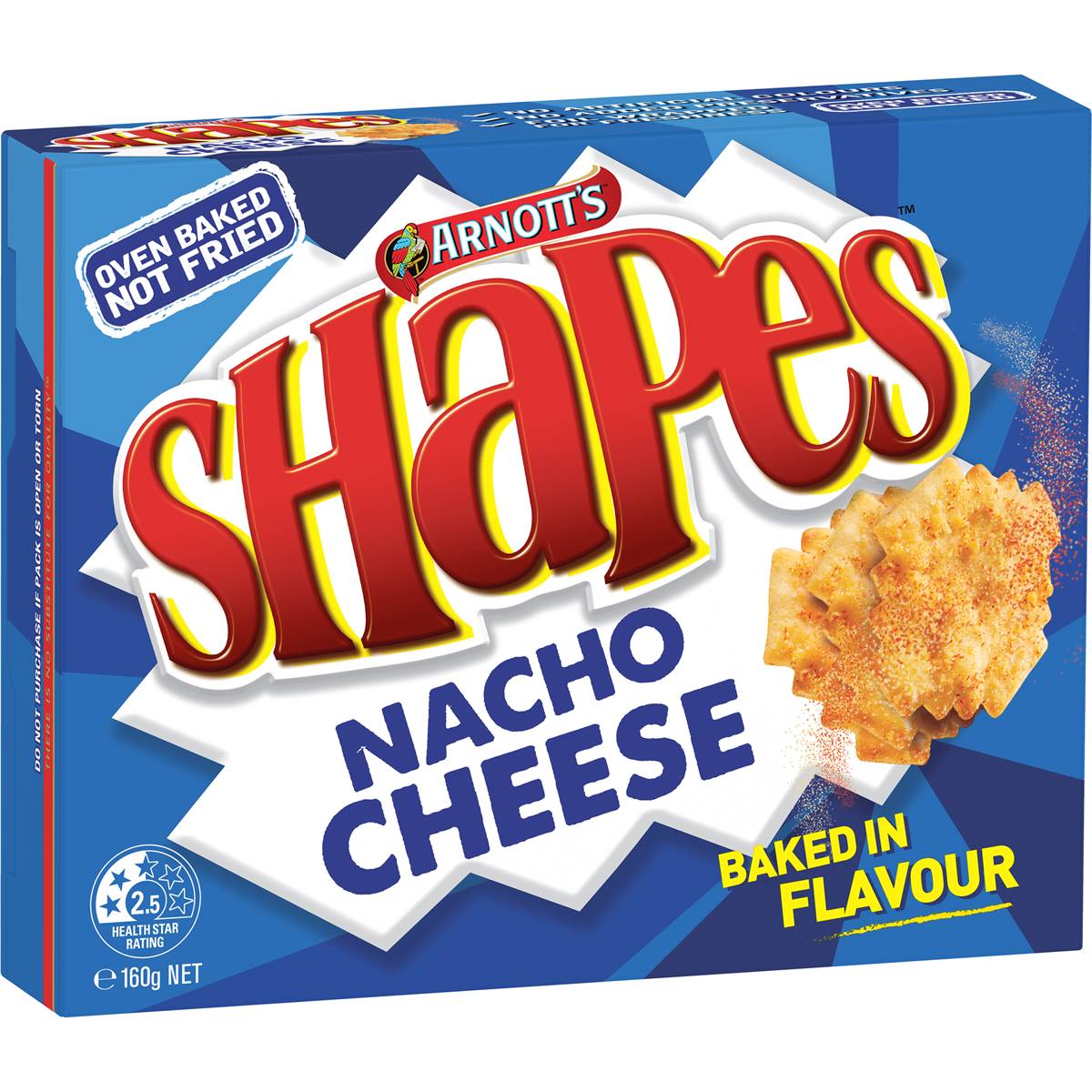 Arnotts Shapes Biscuits Nacho Cheese