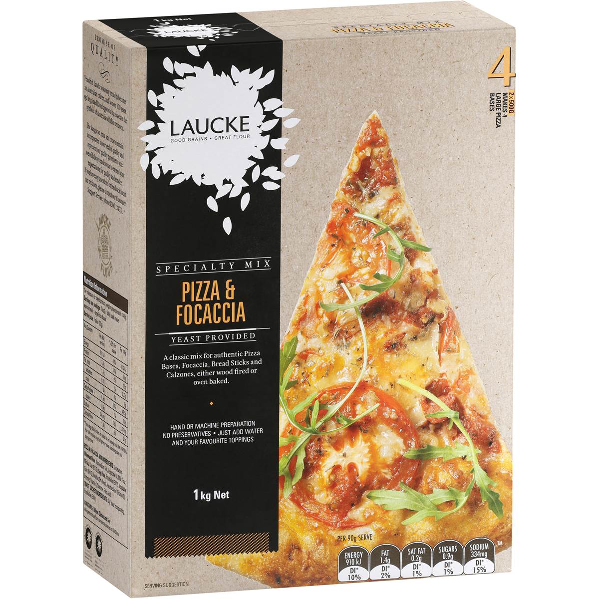 Laucke Pizza & Focaccia Dough Mix 1kg