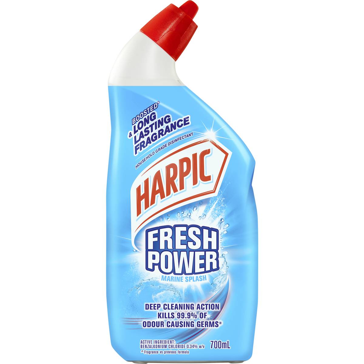 Harpic Fresh Power Toilet Cleaner Marine Splash 700ml