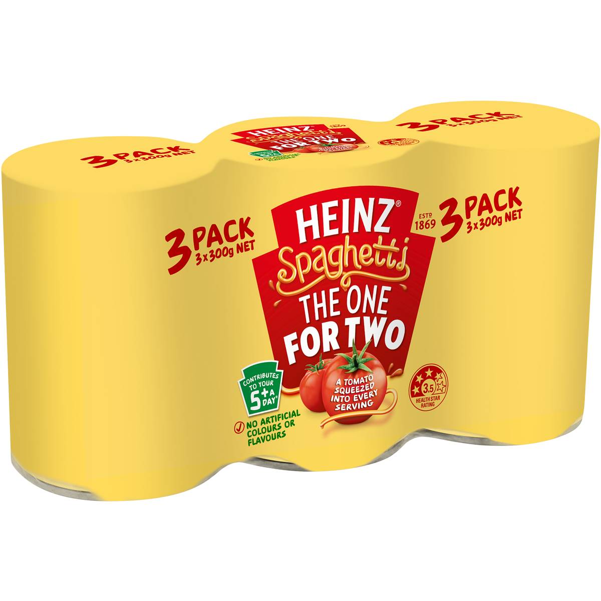 Heinz Tomato and Cheese Spaghetti 300g x 3