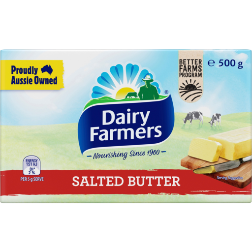 Dairy Farmers Salted Butter 500g