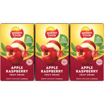 Golden Circle Juice Box Apple Raspberry 250ml x 6