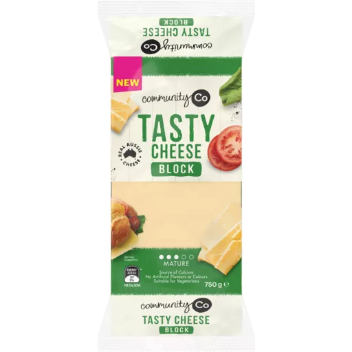 Community Co Cheese Block Tasty 750g